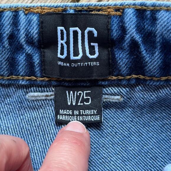 BDG High-Waisted Wide Leg Gaucho Jeans Size 25 Waist - Picture 12 of 12